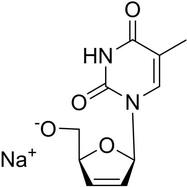 Stavudine sodium (BMY-27857) 134624-73-0